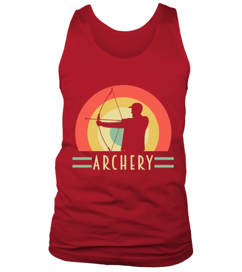 Archery Bow Hunting Vintage Longbow Tank Top Unisex