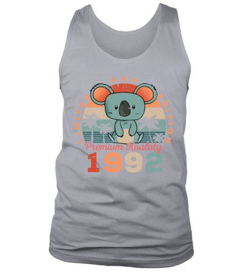 Birth Year 1992 Birthday Gift Koala Bear Koalas Tank Top Unisex