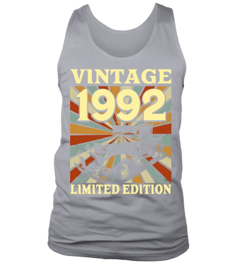 Classic And Old Car 1992 Vintage 30th Birthday Tank Top Unisex