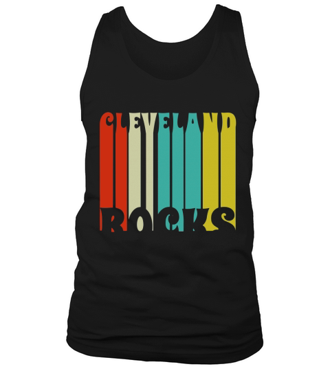 Cleveland Rocks Retro Vintage Shirt Tank Top Unisex
