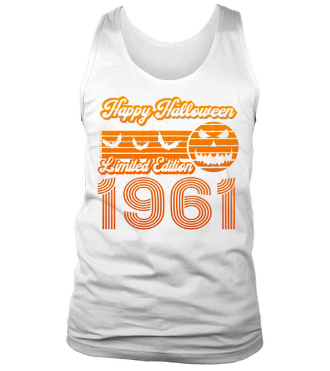 Halloween Pumpkin Birthday 1961 Vintage Tank Top Unisex