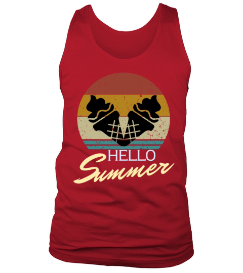 Hello Summer Retro Ice Cream Family Vacation Tank Top Unisex
