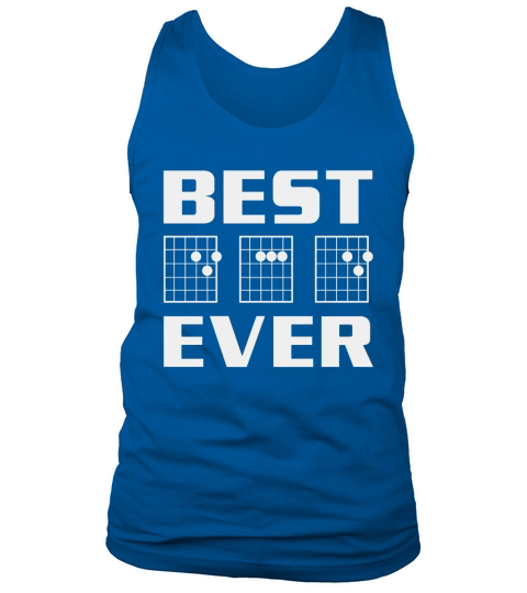Mens Best Dad Ever Guitar Chords for Musician Father T-Shirt Tank Top Unisex