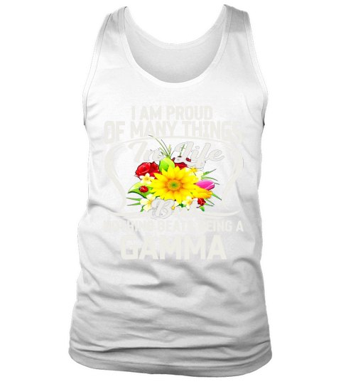 Proud Being A Gamma Flower Vintage Mothers Day Gift Tank Top Unisex
