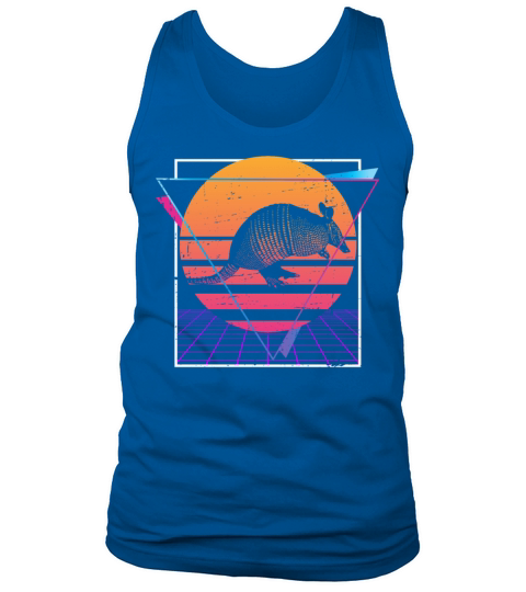 Retro Vintage Armadillo Animal Zoology Zookeeper Tank Top Unisex