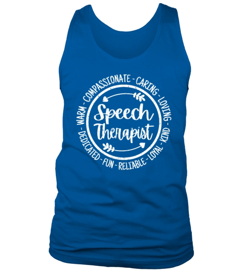 Speech Therapist Vintage Tank Top Unisex