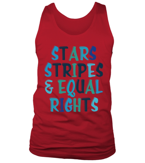 Stars Stripes And Equal Rights Pro Choice Roe v Wa Tank Top Unisex