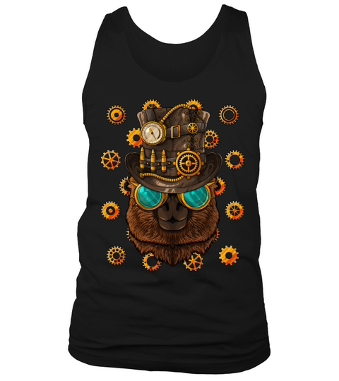 Steampunk Alpaca Medieval Victorian Steam Powered Tank Top Unisex