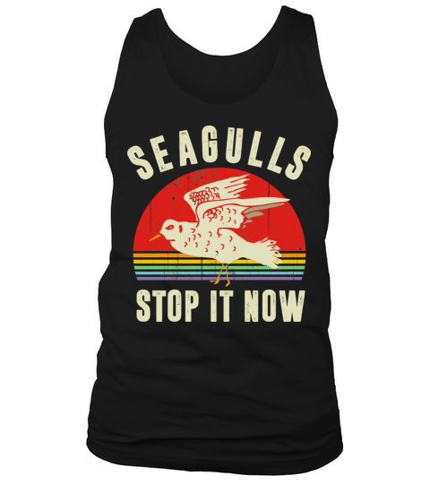 Unique Vintage Retro Style Seagulls Bird Lover Sto Tank Top Unisex