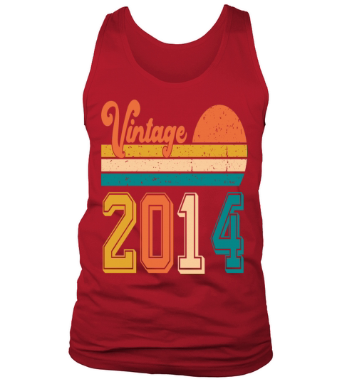 Vintage 2014 birthday gift Tank Top Unisex