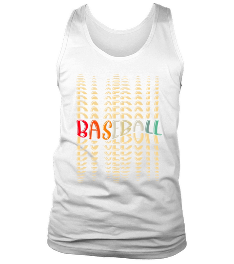 Vintage Baseball Colorful Tank Top Unisex