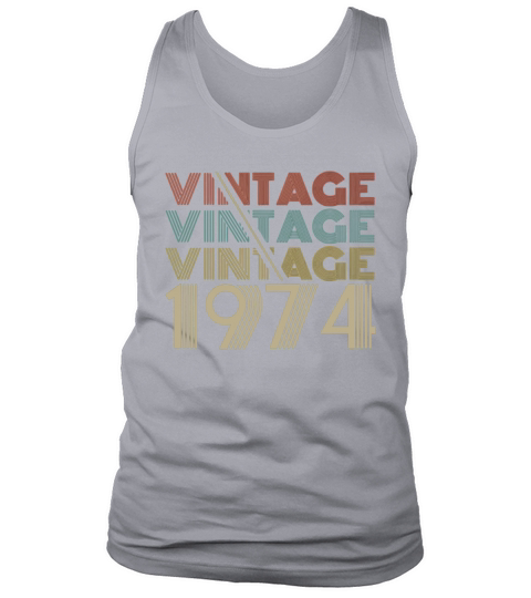 Vintage Legends Born In 1974 Aged 44 Years Old Being Awesome Tank Top Unisex