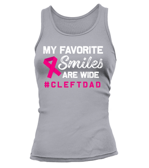 Cleft Palate Lip Fun Ribbon Strong Awareness Tank top Woman