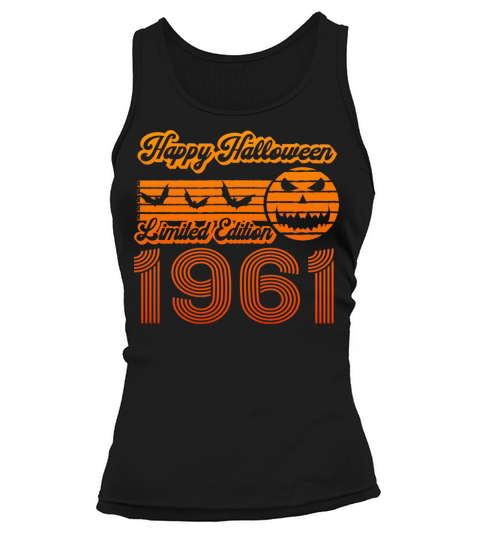 Halloween Pumpkin Birthday 1961 Vintage Tank top Woman