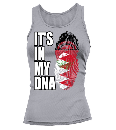 Malawian And Bahraini Mix Heritage DNA Flag Tank top Woman
