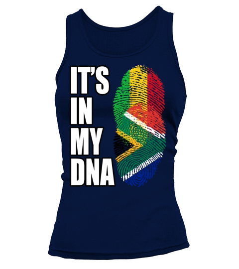 Malian And South African Mix Heritage DNA Flag Tank top Woman