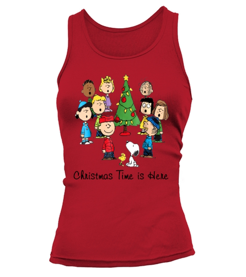 Peanuts Christmas Time Is Here shirt Tank top Woman