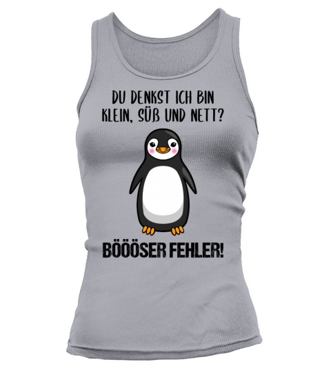 Penguin Small Sweet Nice Funny Quote Gift Tank top Woman