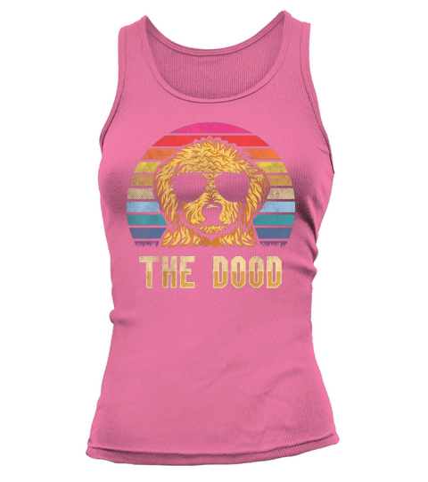 Retro Vintage Goldendoodle The Dood Tank top Woman