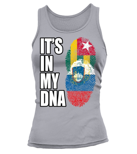 Togolese And Slovenian Mix Heritage DNA Flag Tank top Woman