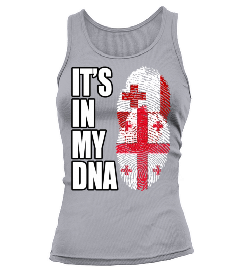 Tongan And Georgian Mix Heritage DNA Flag Tank top Woman