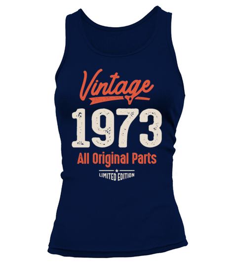 Vintage Born in 1973 - 49th Birthday Tank top Woman