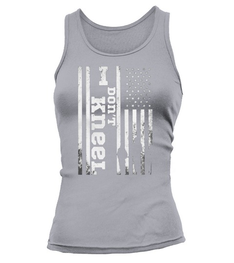 Vintage I Dont Kneel American Flag Shirt Tank top Woman