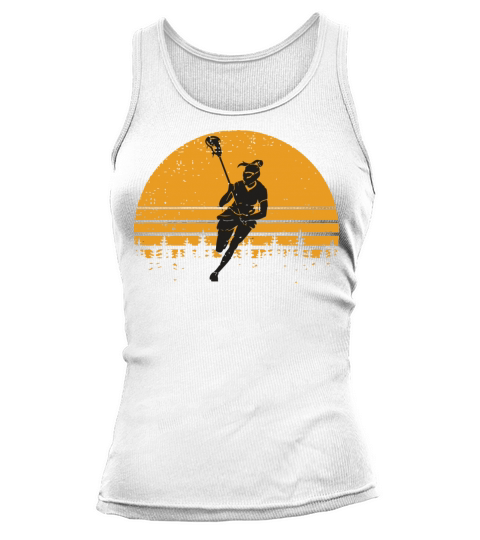 Vintage Retro Lacrosse Tank top Woman