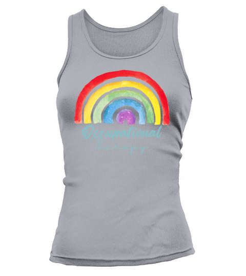 Watercolor Rainbow Occupational Therapy Tank top Woman