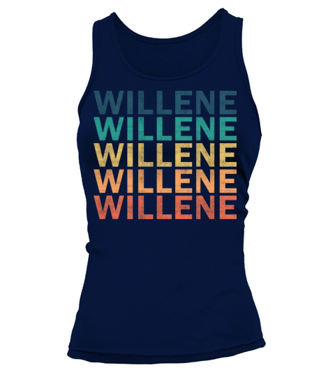 Willene Name T Shirt - Willene Vintage Retro Name Tank top Woman
