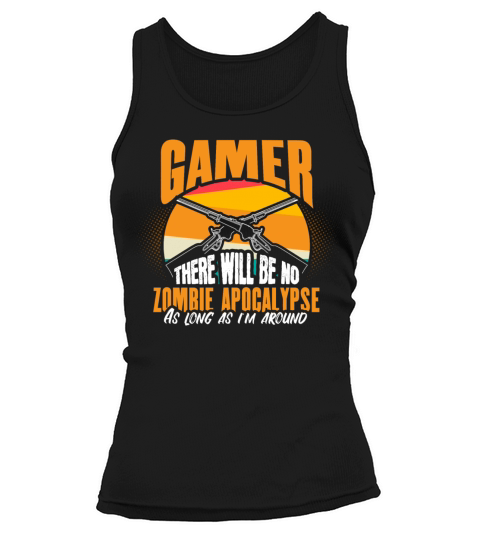 Zombie Apocalypse Guns Horror Gift Idea Tank top Woman