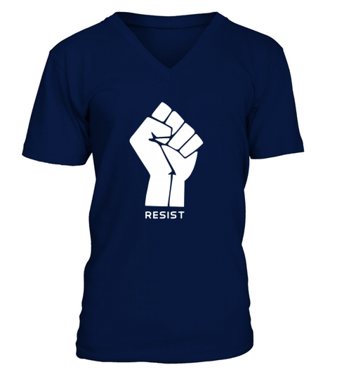anarchy flag resist - Contrast Coffee Mug V-Neck T-shirt