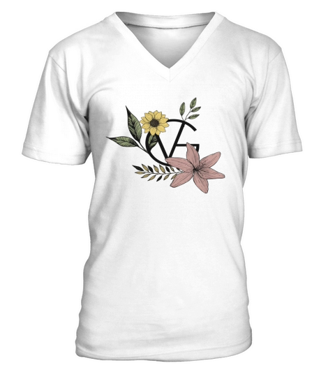 Grace Vanderwaal Flower Tee Officially Licensed V-Neck T-shirt