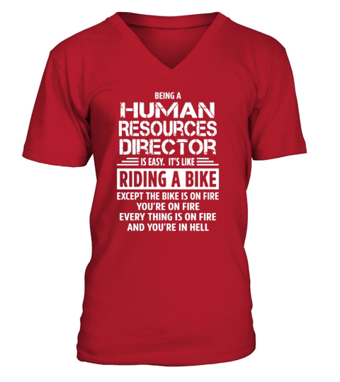Human Resources Director V-Neck T-shirt