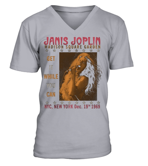 Janis Lyn Joplin V-Neck T-shirt