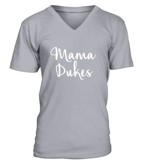 Mama Dukes Momma Leader Love Mom Mothers Day S V-Neck T-shirt