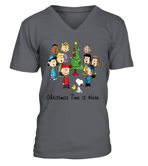 Peanuts Christmas Time Is Here shirt V-Neck T-shirt