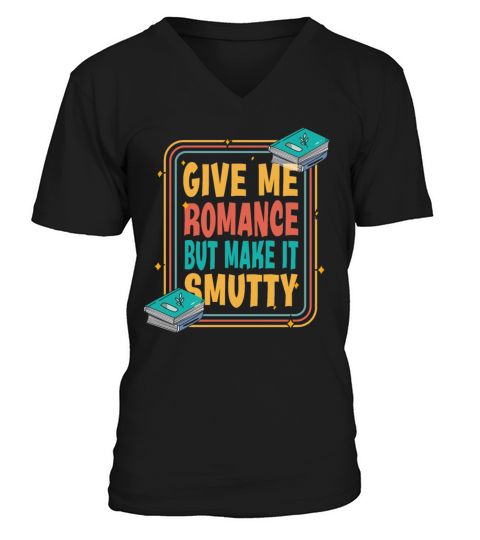 Reading Book Lover Bookworm Smut Reader Bookish V-Neck T-shirt