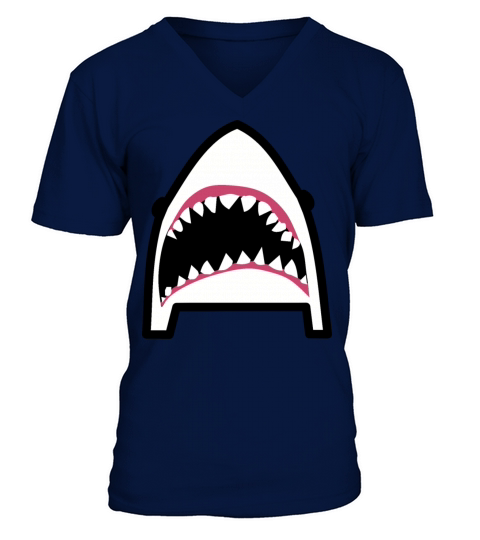 Shark head V-Neck T-shirt