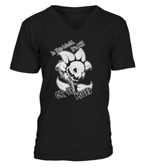 shirt Flowey the Flower V-Neck T-shirt