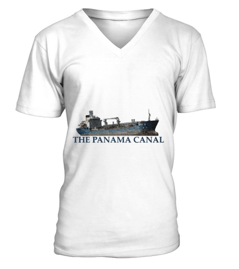 The Panama Canal - Logo V-Neck T-shirt