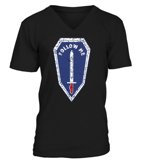 US Army Infantry Motto T Shirt - 40439 V-Neck T-shirt