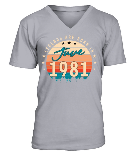 Vintage 1981 June V-Neck T-shirt