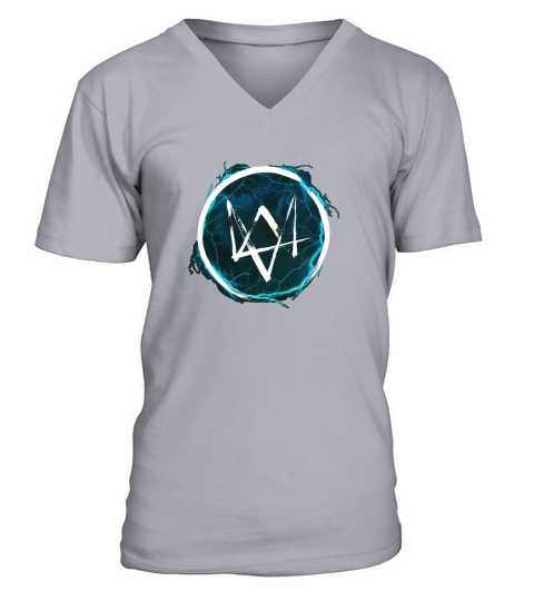 Watch Dog Symbol V-Neck T-shirt