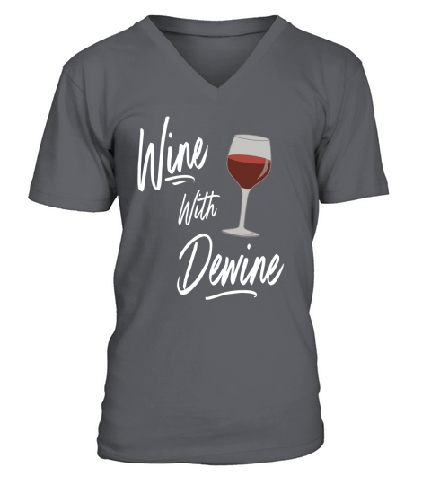 Wine With Dewine Drinking Game - Ohio Mike Dewine T-Shirt V-Neck T-shirt