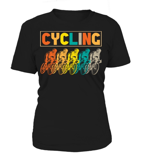 Cycling Sports Lover Retro Cyclist Women's T-Shirt