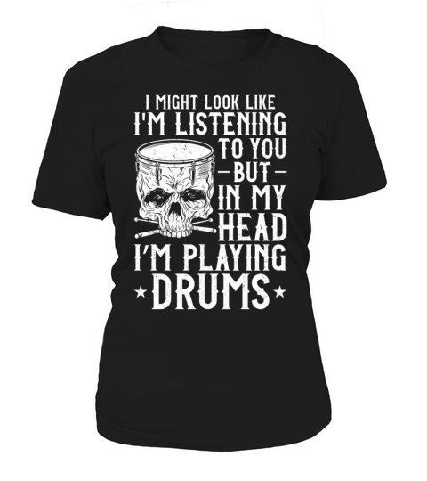 Drummer Drum Set Vintage I Might Women's T-Shirt