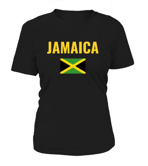 Jamaican Flag Jamaica Gift Souvenir Vintage Travel Women's T-Shirt