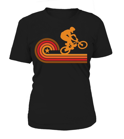 Retro Style Bmx Bike Rider Vintage Women's T-Shirt