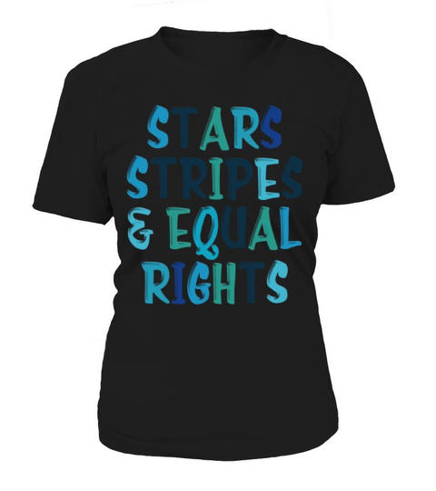 Stars Stripes And Equal Rights Pro Choice Roe v Wa Women's T-Shirt